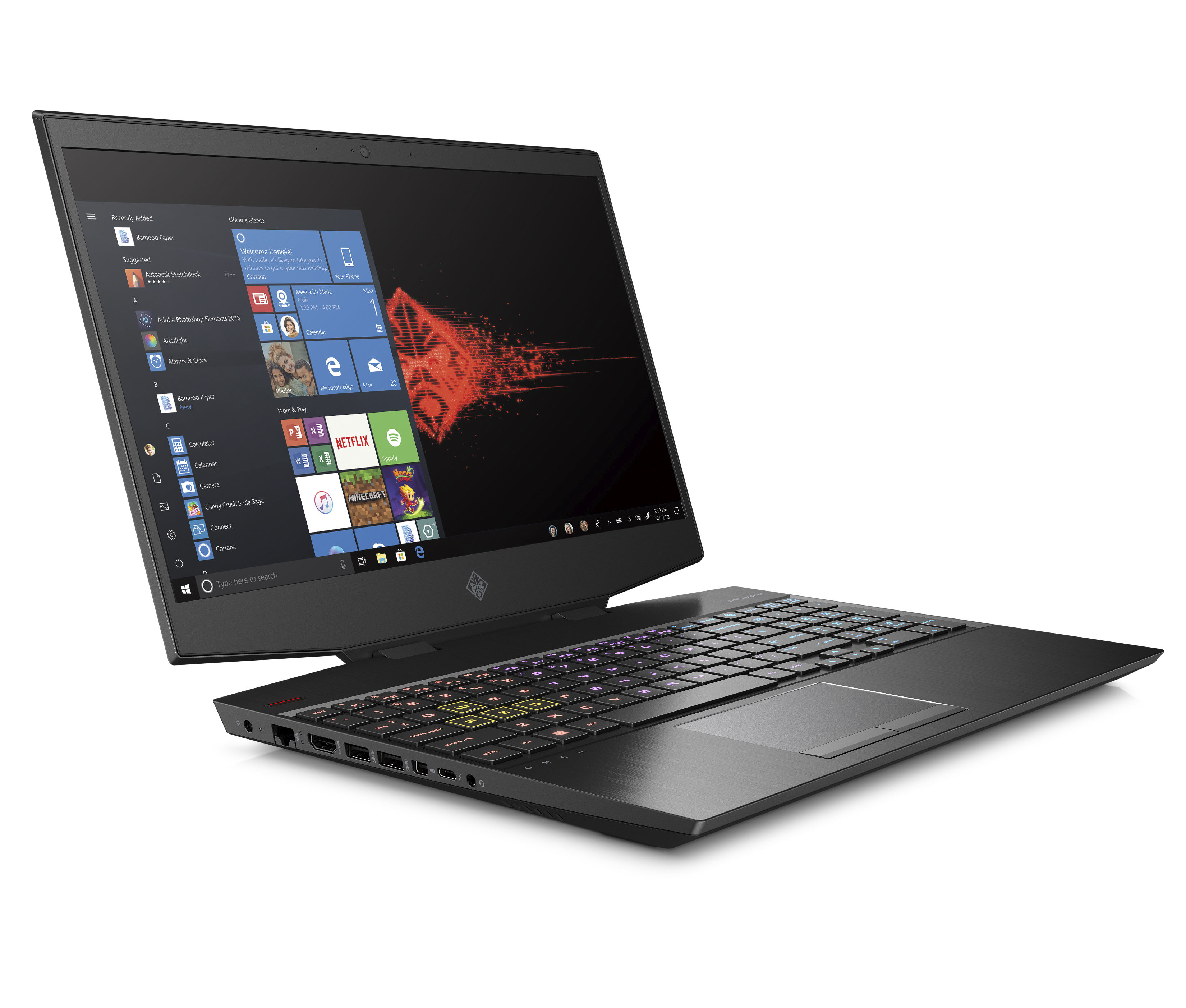 HP Omen/ 1N7W7EA/ i7-10750H/ 16GB/ 1TB SSD/ 15.6" Laptop Siyah