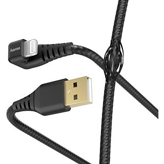 HAMA USB-kabel - Lightning Gamer 1.5 m Zwart (187221)