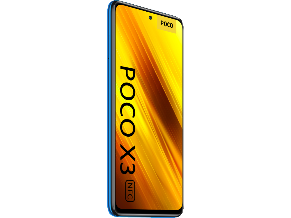 Móvil - POCO X3 NFC, Azul, 64 GB, 6 GB, 6.67" Full HD+, Snapdragon 732G, 5160 mAh, Android