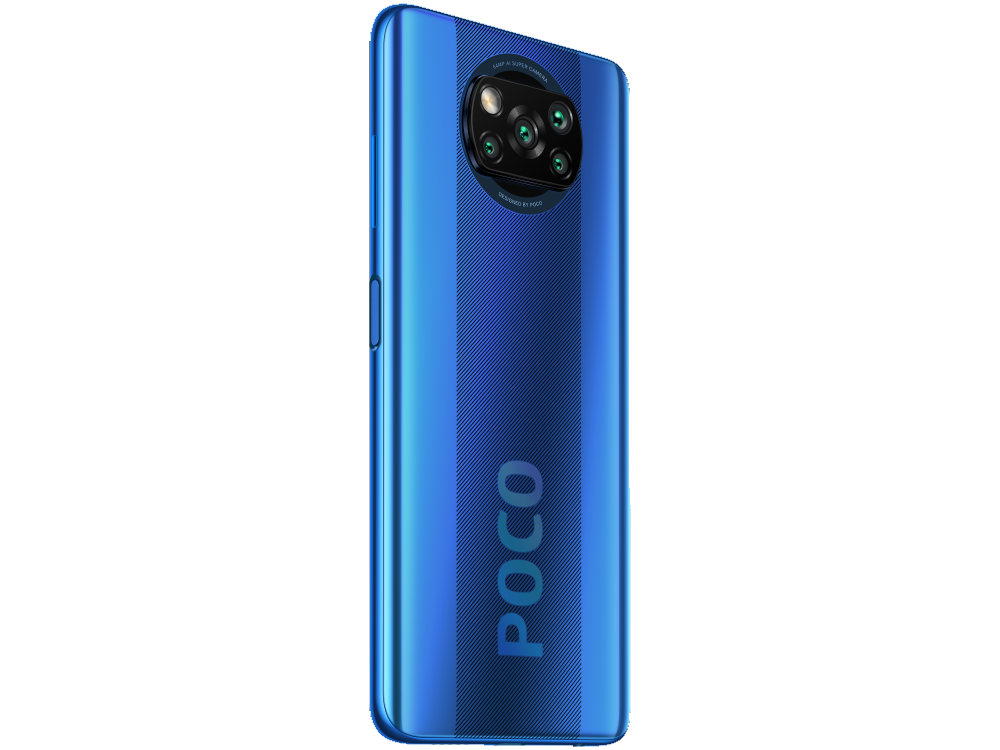 Móvil - POCO X3 NFC, Azul, 64 GB, 6 GB, 6.67" Full HD+, Snapdragon 732G, 5160 mAh, Android