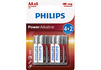 PHILIPS LR6P6BP/10 Power Alkalin AA 4+2 Pil_0