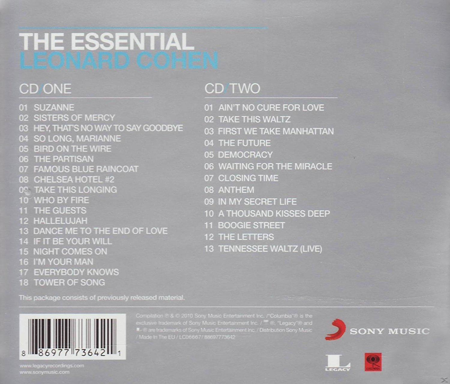 CD album back cover with a tracklist of two discs. Includes album title and artist name.