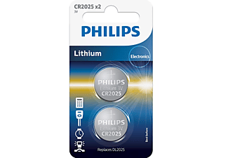 PHILIPS CR2025P2/01B Mini Düğme 2025 3V X2 Pil_0