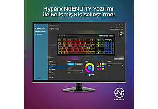 HYPERX Alloy Elite 2 RGB Mekanik Klavye Siyah_5