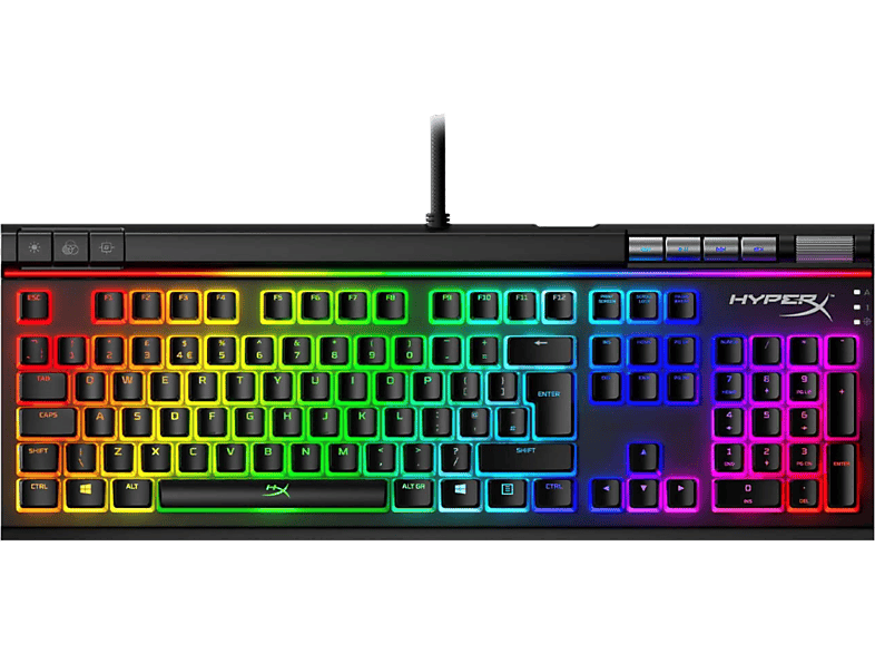 HYPERX Alloy Elite 2 RGB Mekanik Klavye Siyah