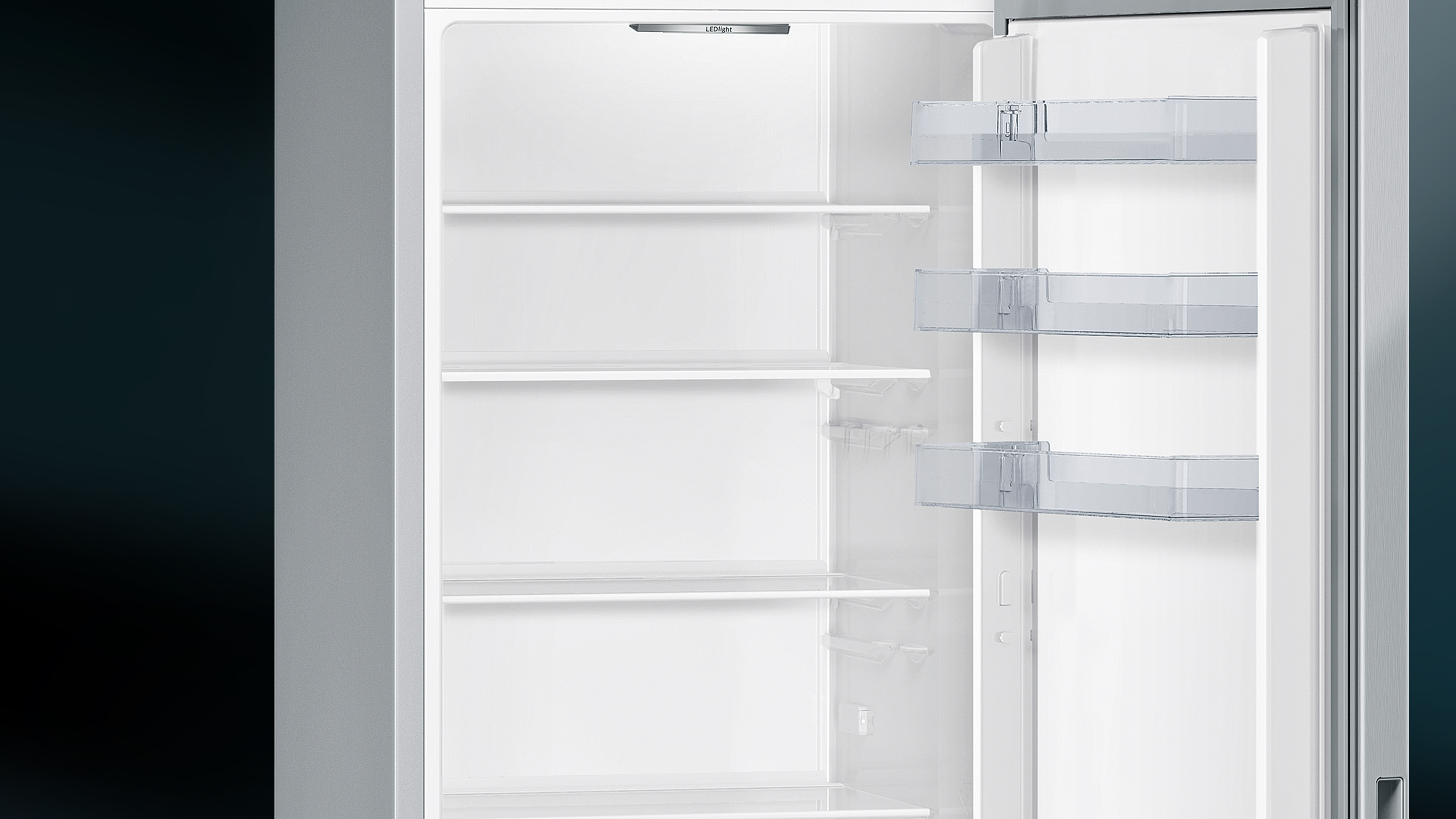 SIEMENS KG39V2LEA Kühlgefrierkombination (E, 347 l, 2010 mm hoch, Inox-look)