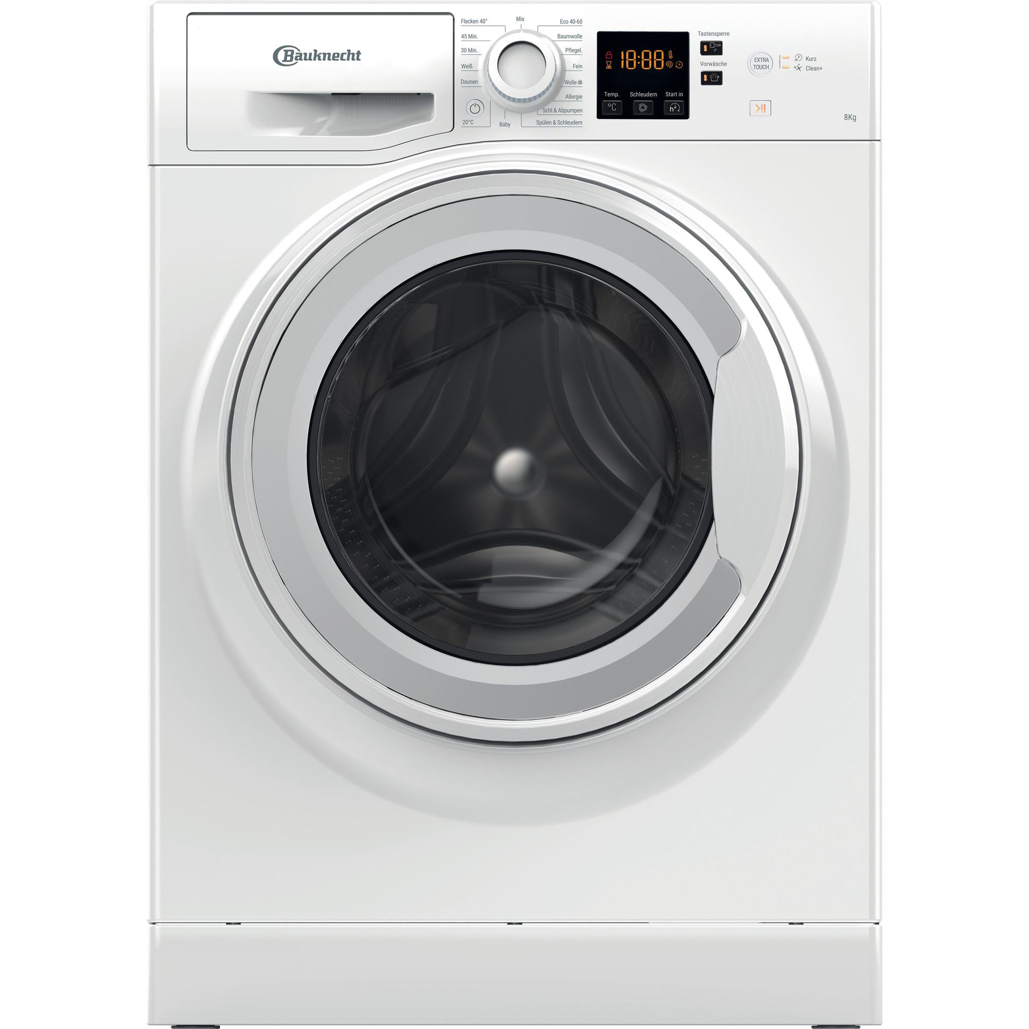 BAUKNECHT WWA 843 Waschmaschine (8 kg, 1351 U/Min., D)