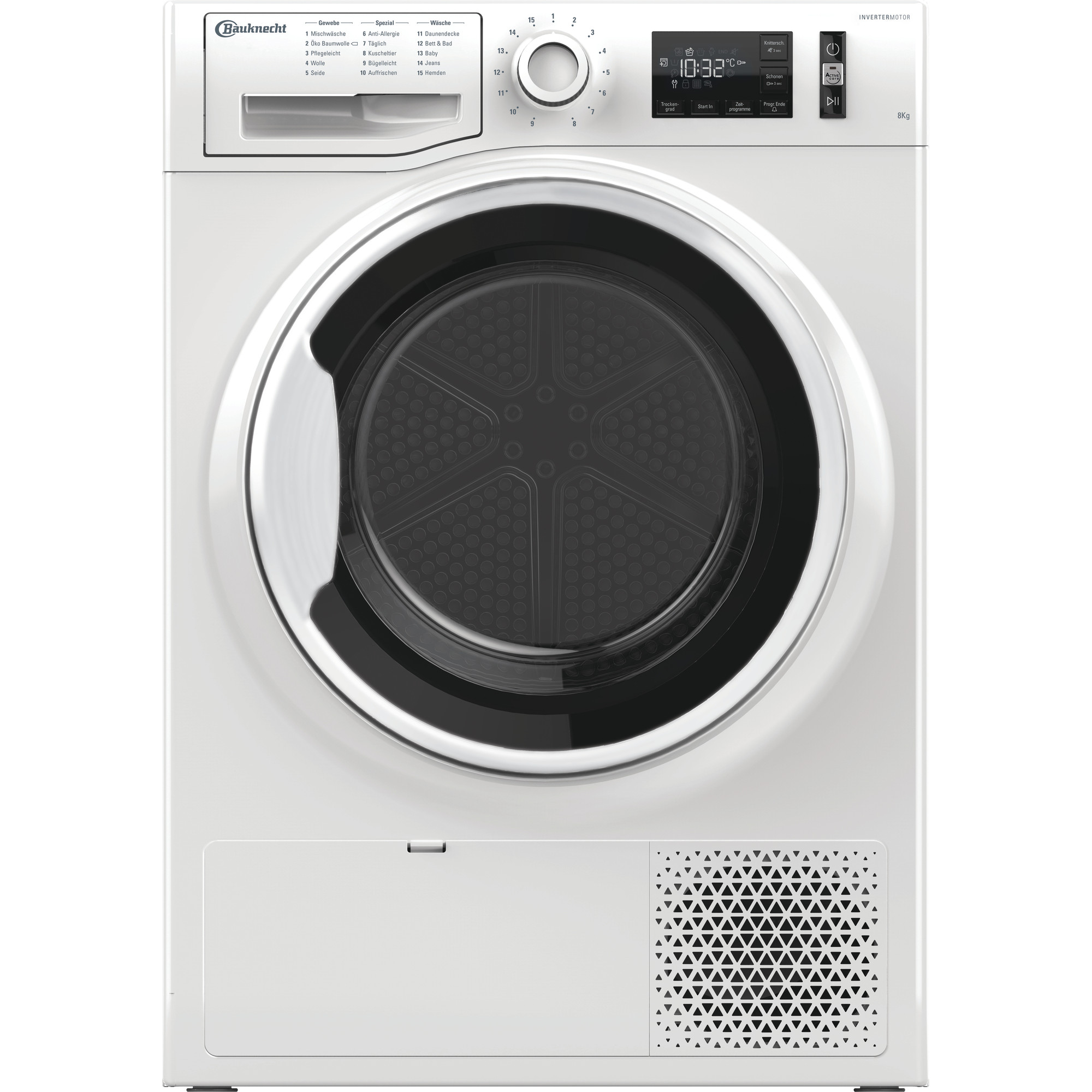 BAUKNECHT T SENSE M11 8X3WK DE Wärmepumpentrockner (8 kg, A+++, Weiß)