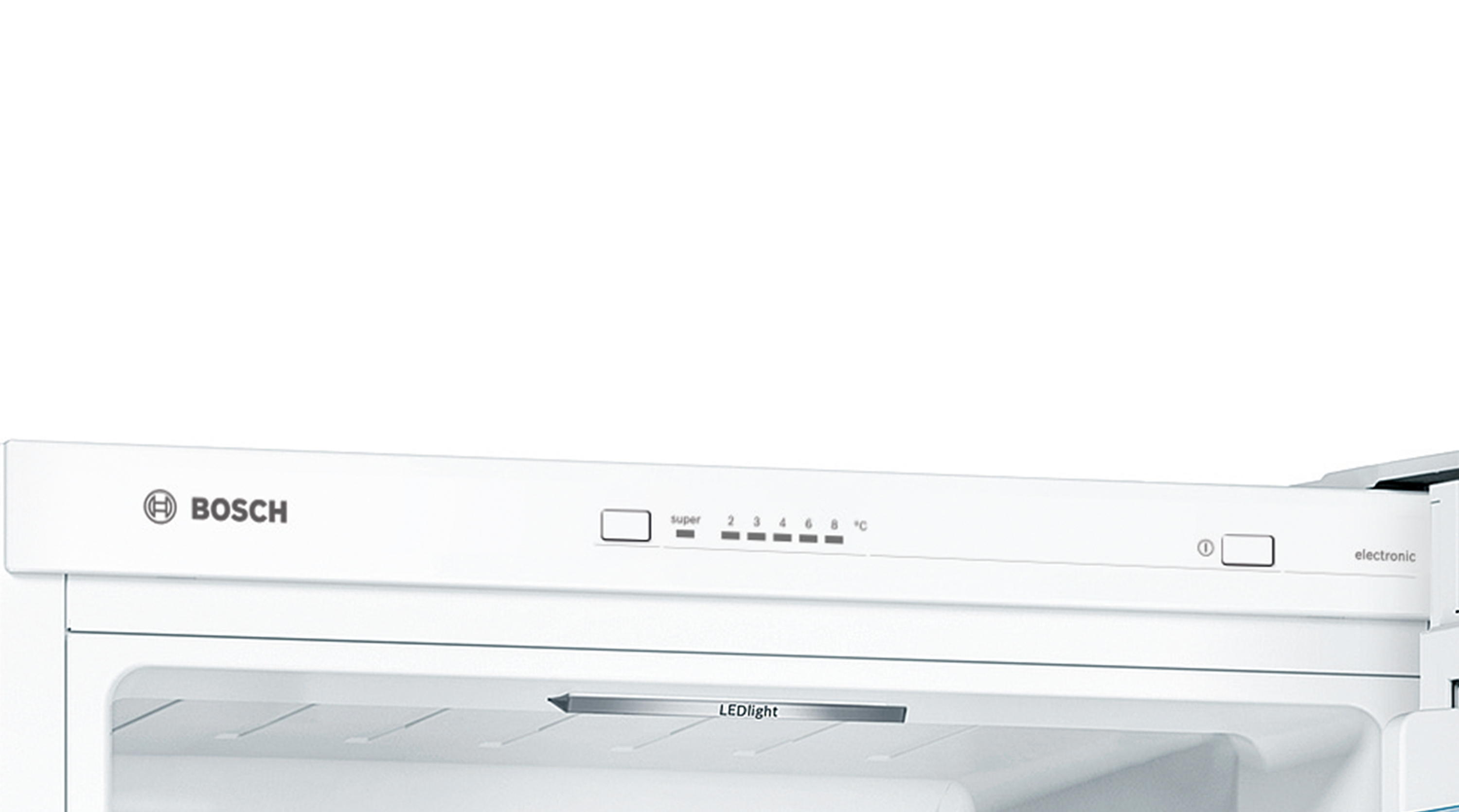 BOSCH KGV33VWEA Serie 4 Kühlgefrierkombination (E, 291 l, 1760 mm hoch, Weiß)