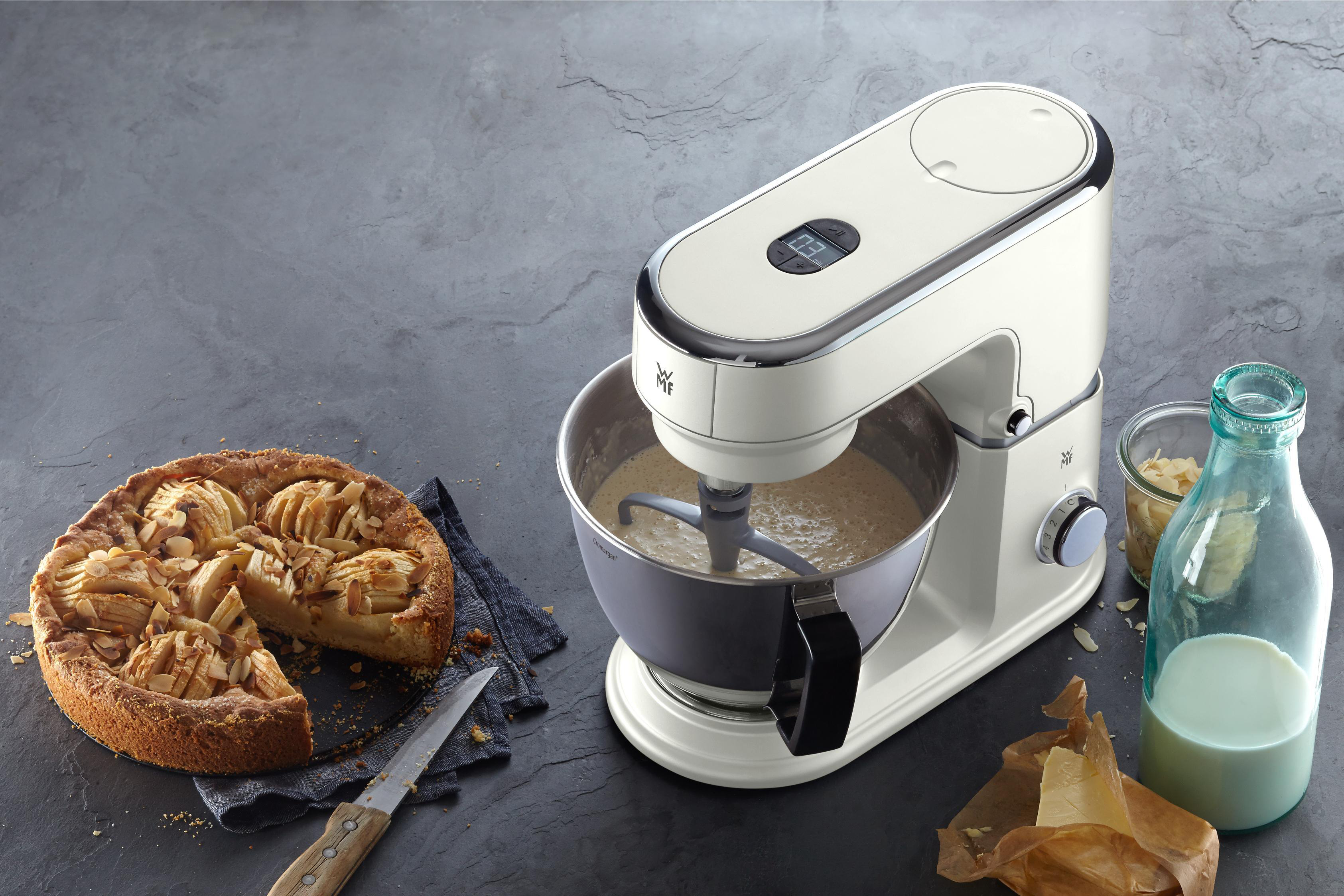 WMF 04.1668.0001 KÜCHENminis One for All Küchenmaschine Ivory mud (Rührschüsselkapazität: 3 l, 430 Watt)