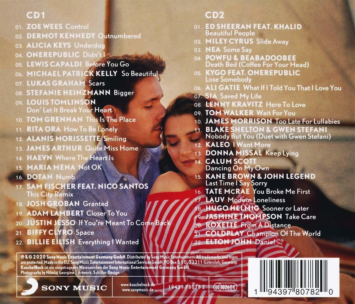 CD-Hülle mit dem Album 'Kuschelrock Vol. 32', mit einem Paar, das sich umarmt.