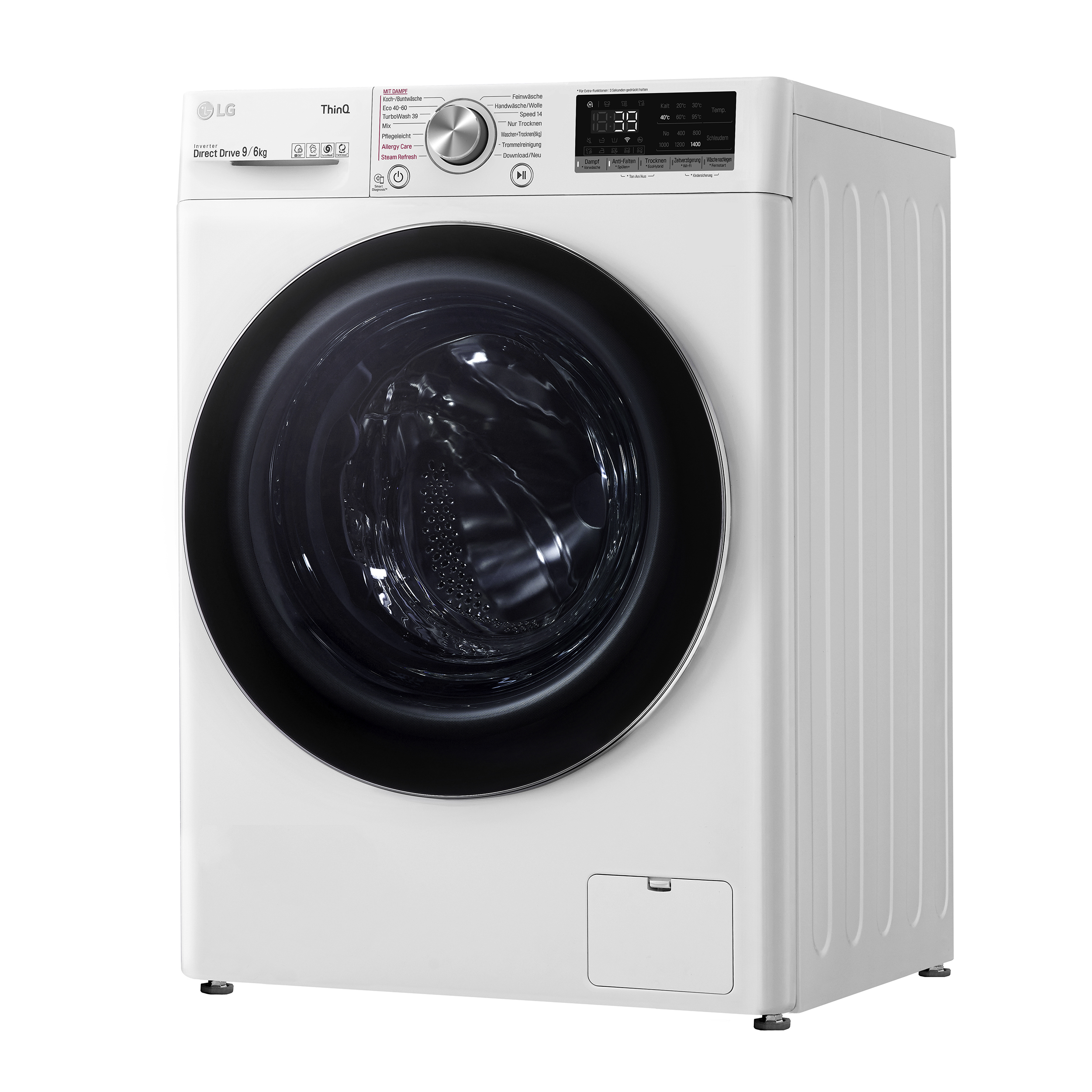 LG V7WD96H1A Waschtrockner (9 kg / 6 kg, 1360 U/Min.)