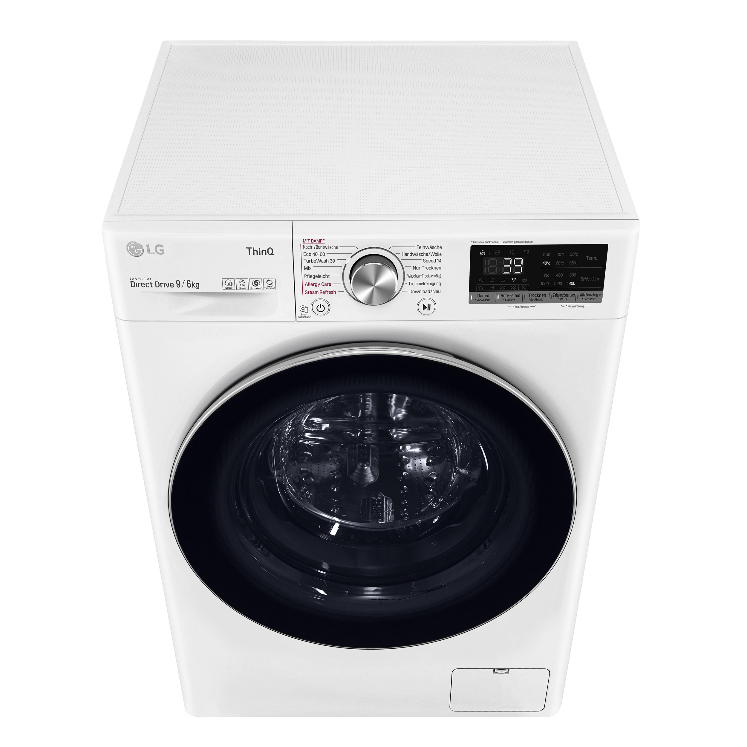 LG V7WD96H1A Waschtrockner (9 kg / 6 kg, 1360 U/Min.)
