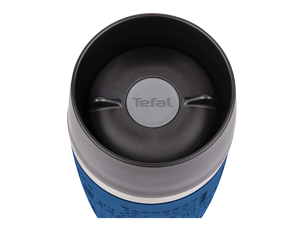 Termo - Tefal K3082214 0.5L, Tapa extraíble, 6 horas en caliente, Azul