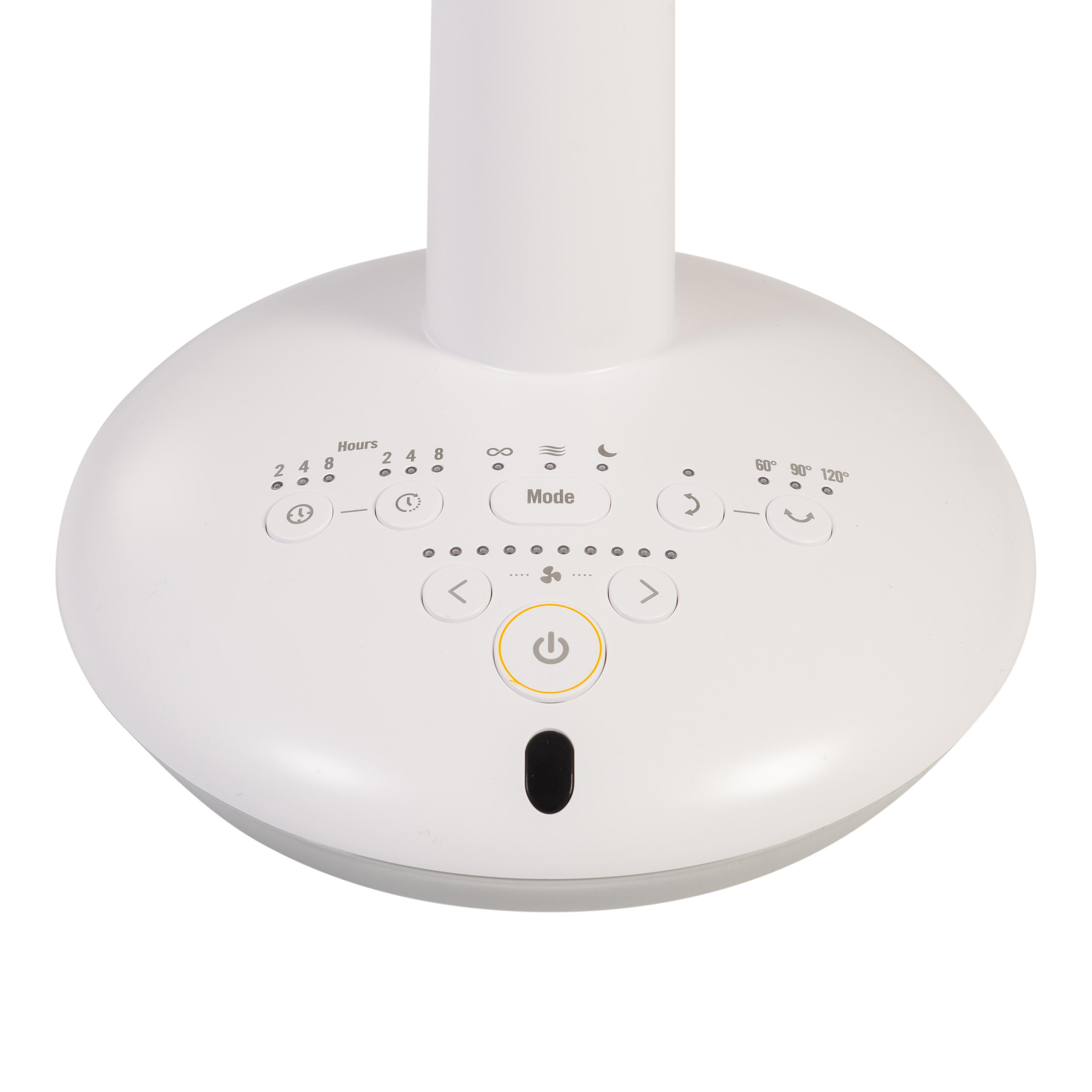 IRIS OHYAMA 531411 STF-DC15T CP WOOZOO CIRCULATOR Standventilator Weiß (25 Watt)