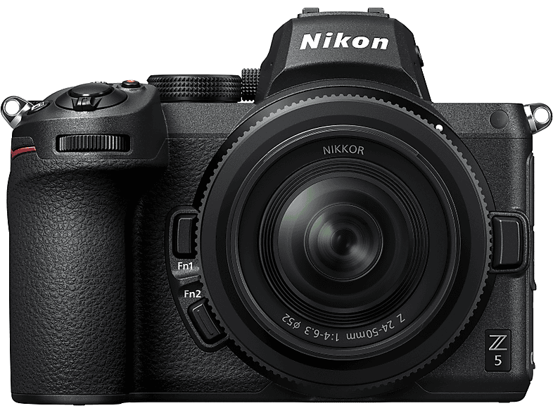 Nikon Z5, Full Frame, Con objetivo Nikkor 24-50 mm F/4-6.3, 24.3 MP, WiFi, Bluetooth, Negro