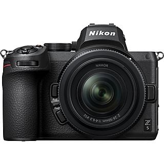 Cámara EVIL - Nikon Z5, Full Frame, Con objetivo Nikkor 24-50 mm F/4-6.3, 24.3 MP, WiFi, Bluetooth, Negro