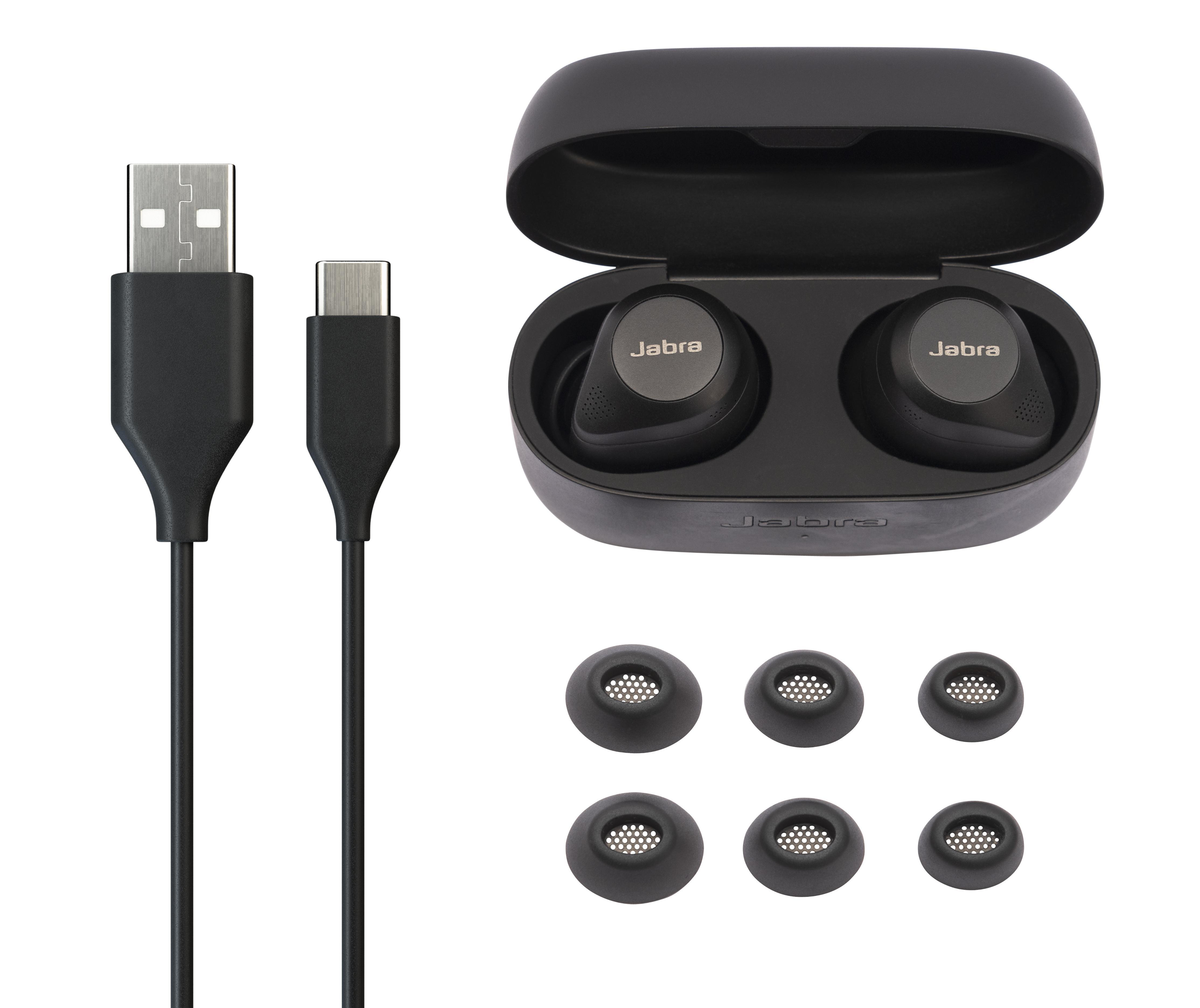 JABRA ELITE 85T mit Jabra ADVANCED ANC, In-ear Kopfhörer Bluetooth Schwarz
