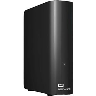 Disco duro externo 6 TB - WD Elements Desktop, Sobremesa, USB 3.0, Compatible USB 2.0, Formato NTFS, Negro