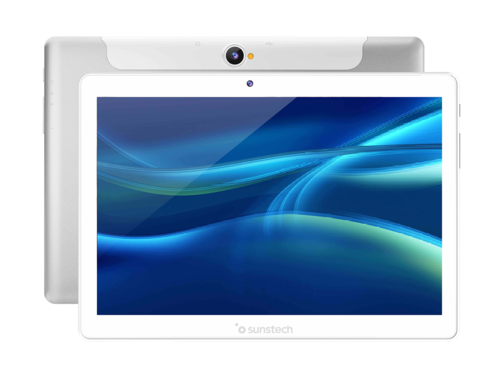 Tablet - Sunstech TAB1081, 32 GB, Plata, Wi-Fi + Cellular, 10.1" HD, 2 GB RAM, MTK8321, Android 8.1