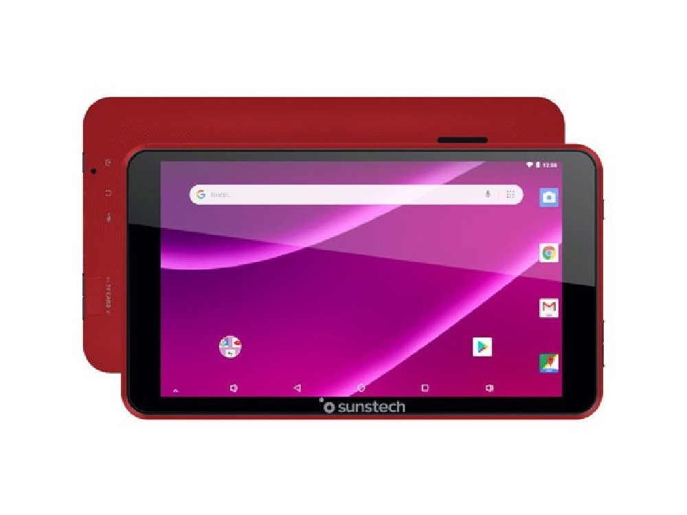 Tablet - Sunstech TAB781, 8 GB, Rojo, Wi-Fi, 7" HD, 1 GB RAM, RK3126C, Android 8.1