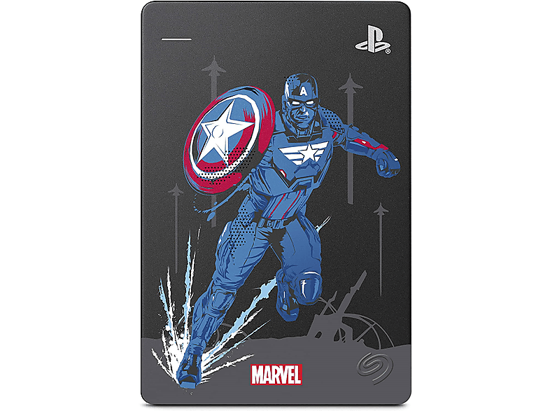 Disco duro externo 2 TB | Seagate Game Drive Capt. America (Ed. Limitada)