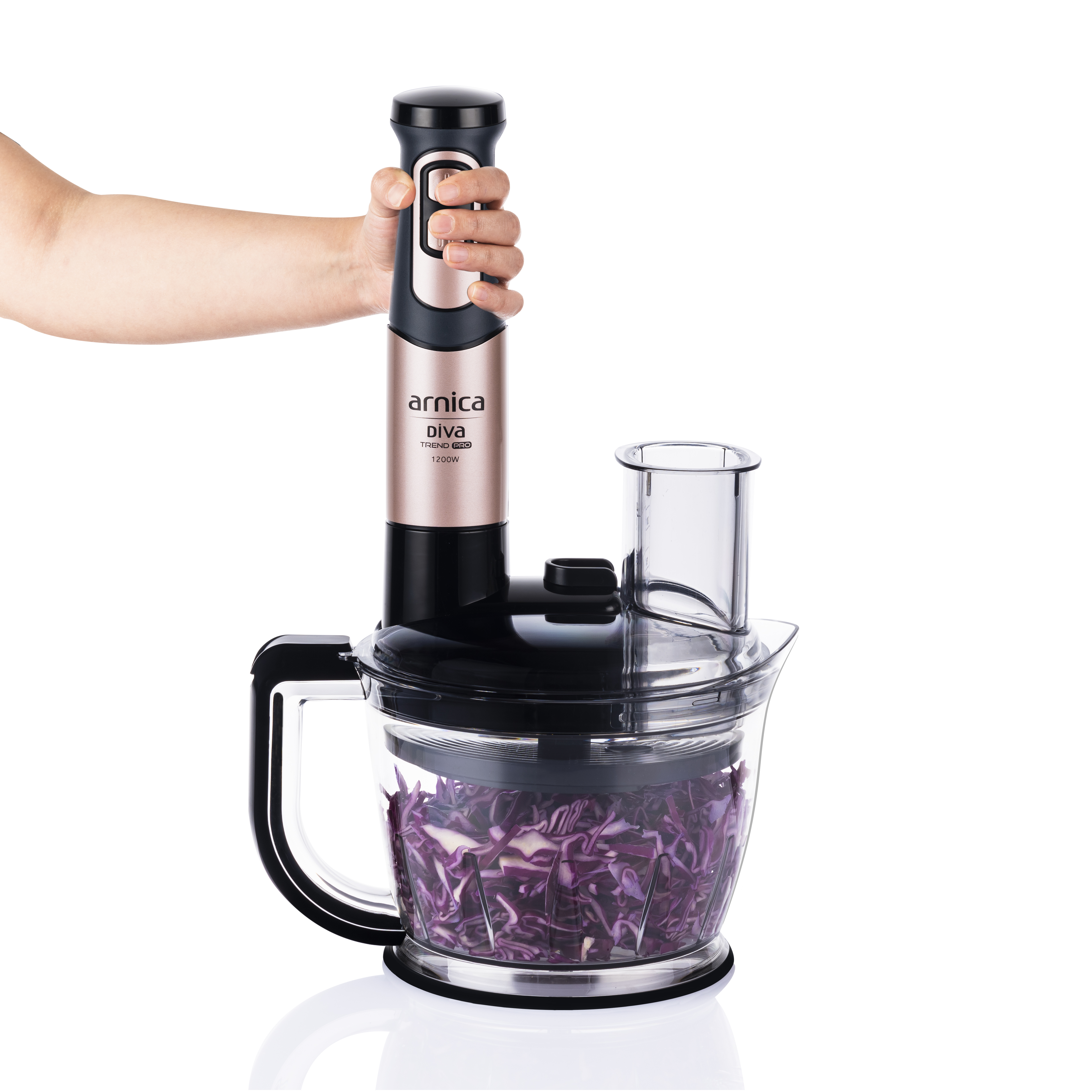 ARNICA GH21802 Diva Trend Pro Rendeli Multi Blender Set Rose Fiyat