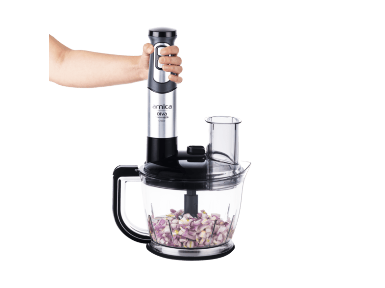 arnica gh21801 diva trend pro rendeli multi blender set silver mutfak robotlari
