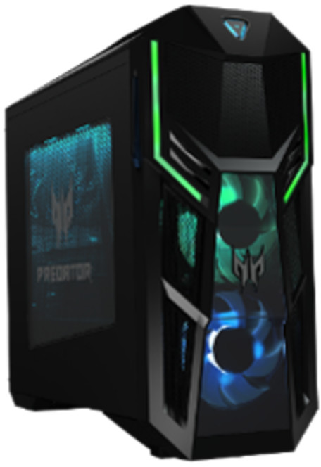 ACER Gaming PC Predator Orion 5000 PO5-615s, i9-10900K, 32GB RAM, 512GB + 1024GB SSD, RTX 3080, Schwarz Gaming PC, Intel® Core™ i9-10900K Prozessor (20 MB Cache, bis zu 5.30 GHz), 32 GB RAM SSD, Schwarz