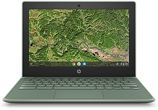 Portátil - HP Chromebook 11A G8 EE, 11.6" HD, AMD A4-9120C, 4 GB, 32 GB eMMC, R4 Graphics, Chrome OS, Verde