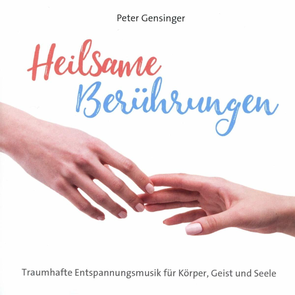 Buchcover mit zwei Händen, die sich einander entgegenstrecken. Titel: Heilsame Berührungen.