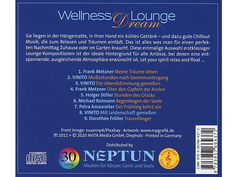 Thumbnail - VARIOUS - Wellness Dream Lounge (CD)