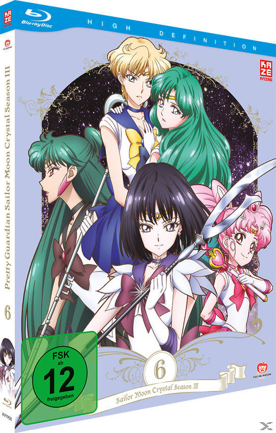 Eine Blu-ray-Disc-Hülle von Pretty Guardian Sailor Moon Crystal Staffel III.