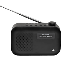 MediaMarkt OK. ORD 111BT DAB-radio Zwart aanbieding