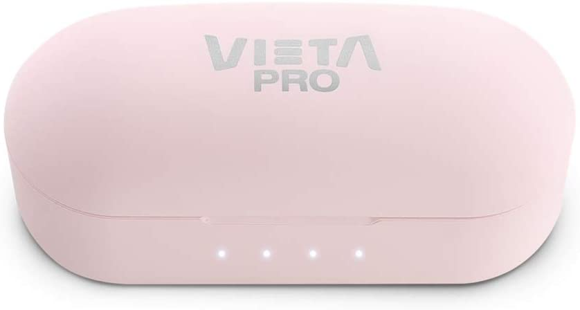 Auriculares True Wireless - Vieta Pro True Wireless Unseen 2 VHP-TW21LP, Bluetooth 5.0, 15h, Táctil, Rosa