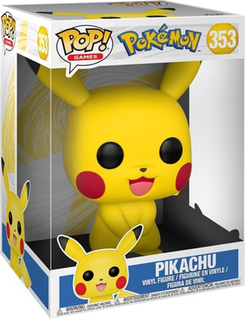 FUNKO POP! Games: Pokémon - Pikachu - Sammelfigur (Gelb/Schwarz/Rot)