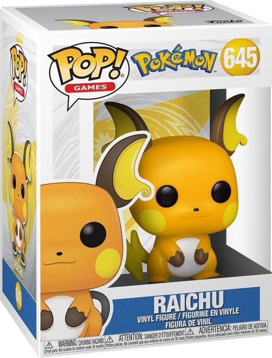 FUNKO POP! Games: Pokémon - Raichu - Sammelfigur (Mehrfarbig)