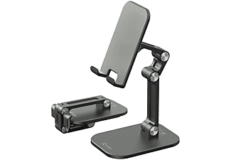 XLAYER Halterung Foldable Stand Smartphone/Tablet Black Tischständer, Schwarz