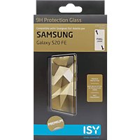 ISY Displayschutzglas IPG 5108-2.5D für Samsung Galaxy S20 FE, Transparent/Schwarz