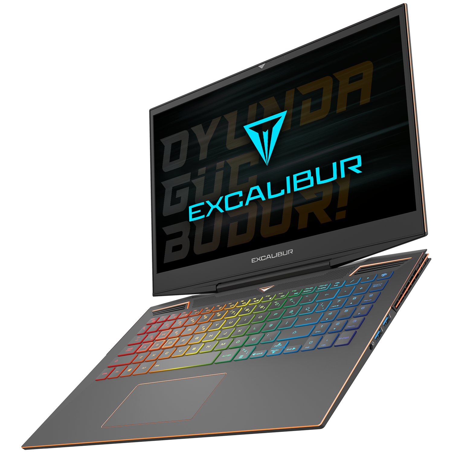 CASPER Excalibur G900.1075-B660R-D/i7-10750H/16GB RAM/1TB HDD + 500 GB NVME SSD/RTX 2060 6GB/Win10 Laptop