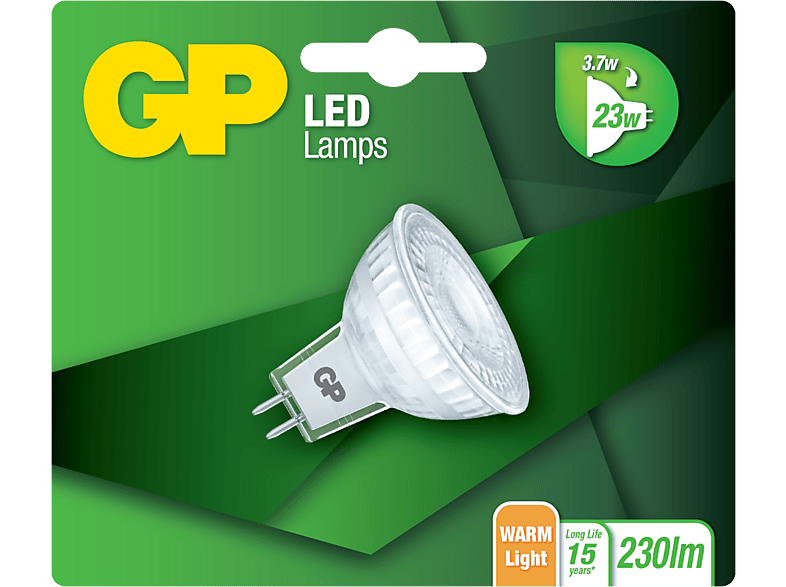 GP LIGHTING LED-spot Warm wit GU5.3 (740GPMR16080329CE1) | MediaMarkt