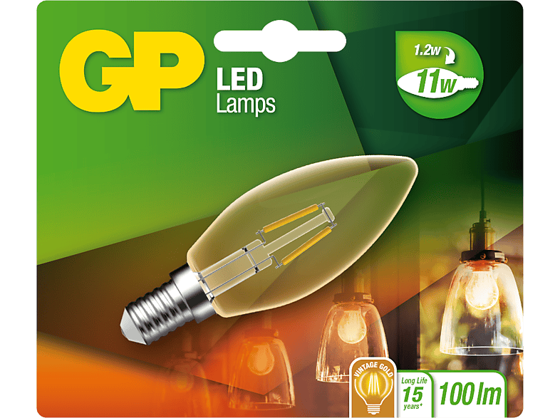 GP LIGHTING LED lamp Vintage Gold E14 (745GPCAN080565CE1)
