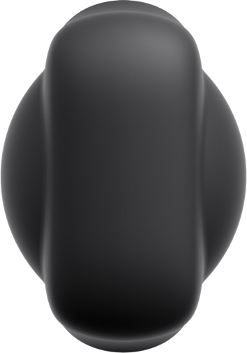 Schwarzes, oval geformtes Gerät. Die Oberseite ist leicht abgerundet.