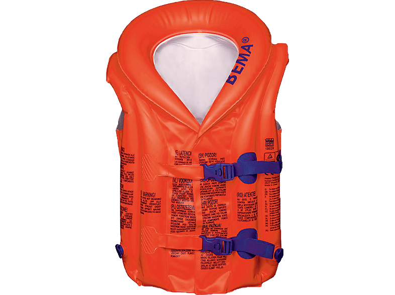 BEMA BEMA® aufblasbare Schwimmweste, Schwimmlernhilfe 15-30kg Orange