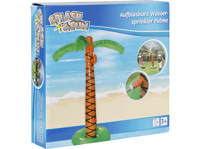SPLASH FUN SF Aufblasbare Wassersprüher Grün Palme Wasserspielzeug