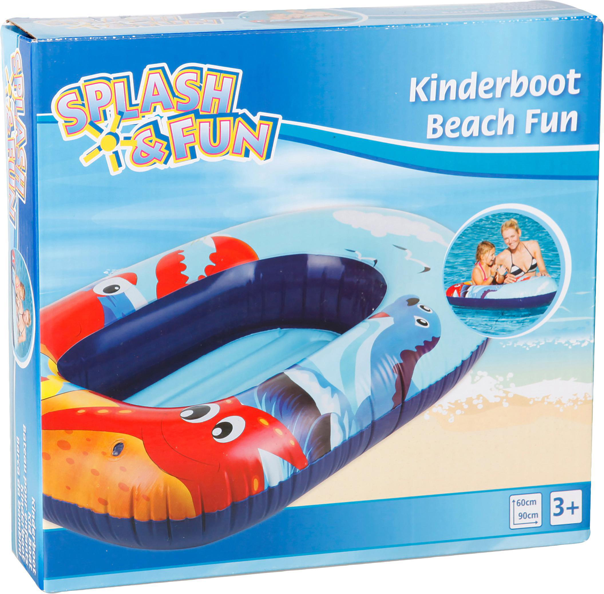 x Kinderboot Wasserspielzeug 60 Mehrfarbig cm Beach 90 Fun, FUN SPLASH SF