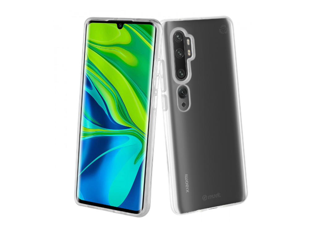 Funda - Muvit MCBKC0143, Para Xiaomi Note 10 Pro, Trasera, Recycletek, Transparente