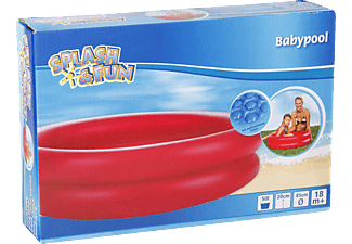 VEDES SF Baby-Pool uni mit aufblasbarem Boden, Ø 85 cm Planschbecken Rot