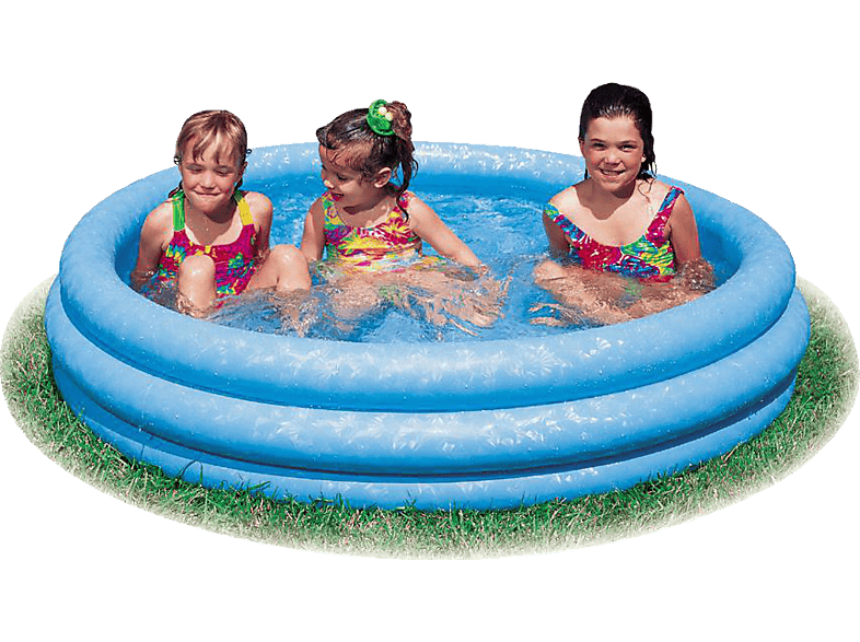 INTEX Pool Blau 3-Ring 168x38cm Crystalblue Wasserspielzeug
