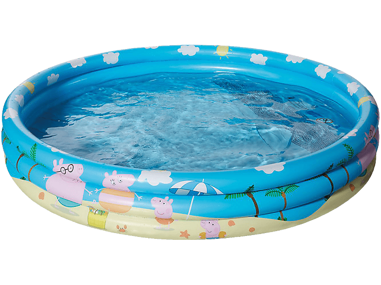 HAPPY PEOPLE PEP Peppa Pig 3-Ring-Pool, ca. 122x23cm Wasserspielzeug ...